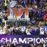 Siegerehrung: Für die Rams ist es der zweite Super Bowl in der Geschichte des Teams.