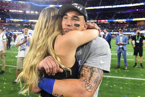 Taylor Rapp machte seiner Freundin nach dem Superbowl einen Heiratsantrag