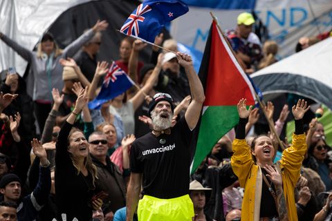 Corona-Protest in Neuseeland: Impfgegner demonstrieren seit Tagen vor dem Parlament in der Hauptstadt Wellington