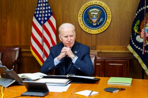 US-Präsident Joe Biden telefoniert mit dem russischen Präsidenten Wladimir Putin