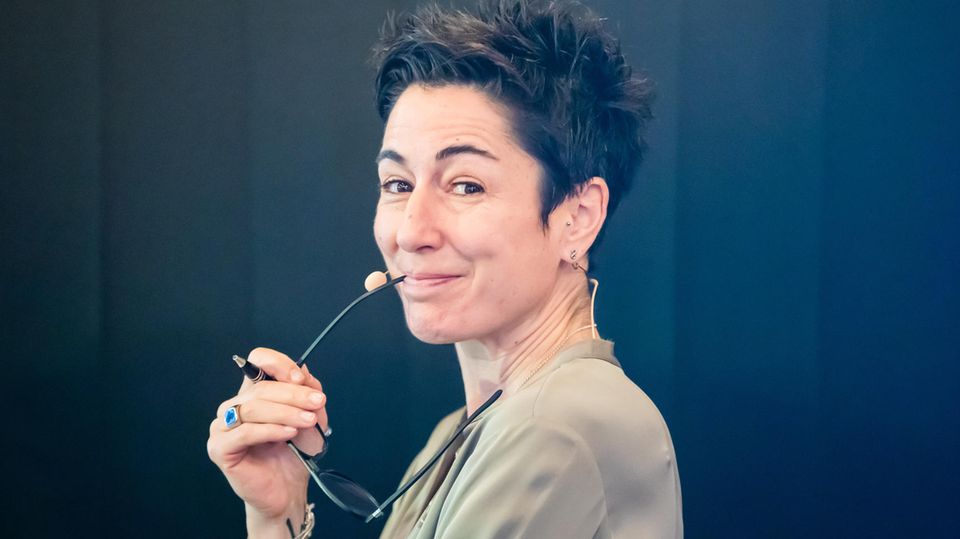 Journalistin Dunja Hayali im Gespräch mit "Die-Boss"-Gastgeberin Simone Menne Journalistin Dunja Hayali