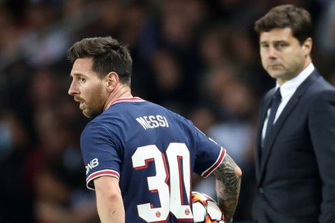 GER ONLY Pochettino Messi PSG