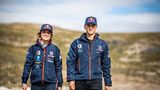 Die Genesys Andretti United Fahrer Catie Munnings und Timmy Hansen