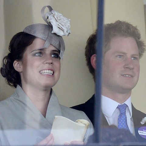 Harry und Eugenie beim Pferderennen in Ascot 2014
