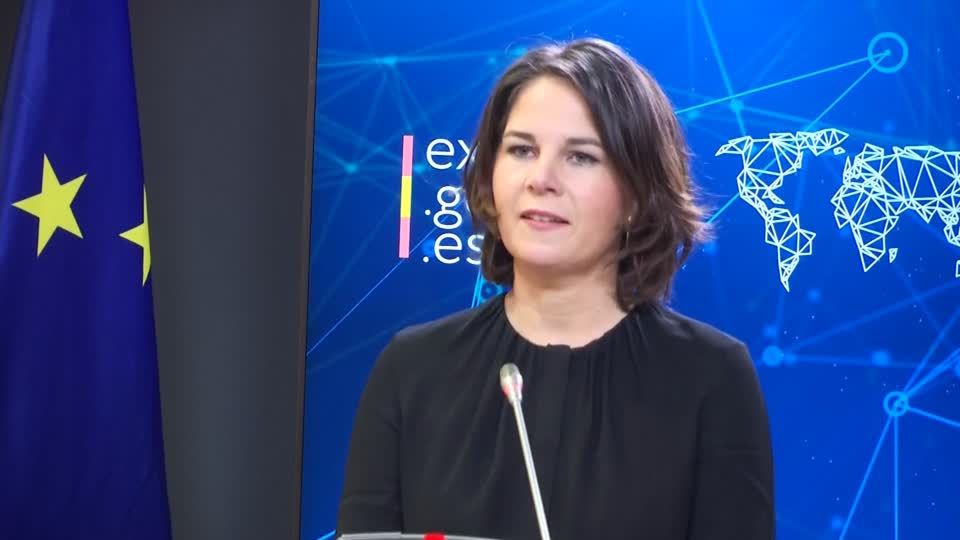 Video: Baerbock:  Russland muss Weg der Deeskalation gehen