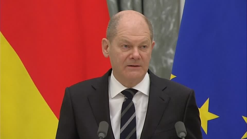 Gipfeltreffen in Moskau: Scholz: "Wir müssen dafür sorgen, dass Krieg in Europa undenkbar bleibt"