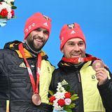 Bronze im Zweierbob: Christoph Hafer (l.) und Matthias Sommer