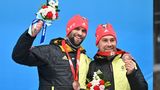 Bronze im Zweierbob: Christoph Hafer (l.) und Matthias Sommer