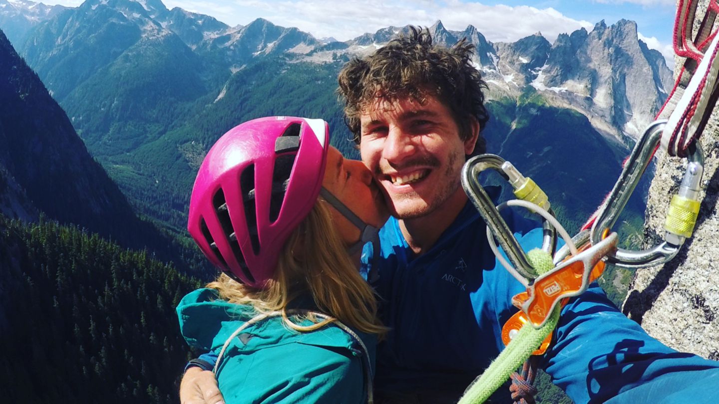 Brette Harrington und Marc-André Leclerc. Er starb durch eine Lawine