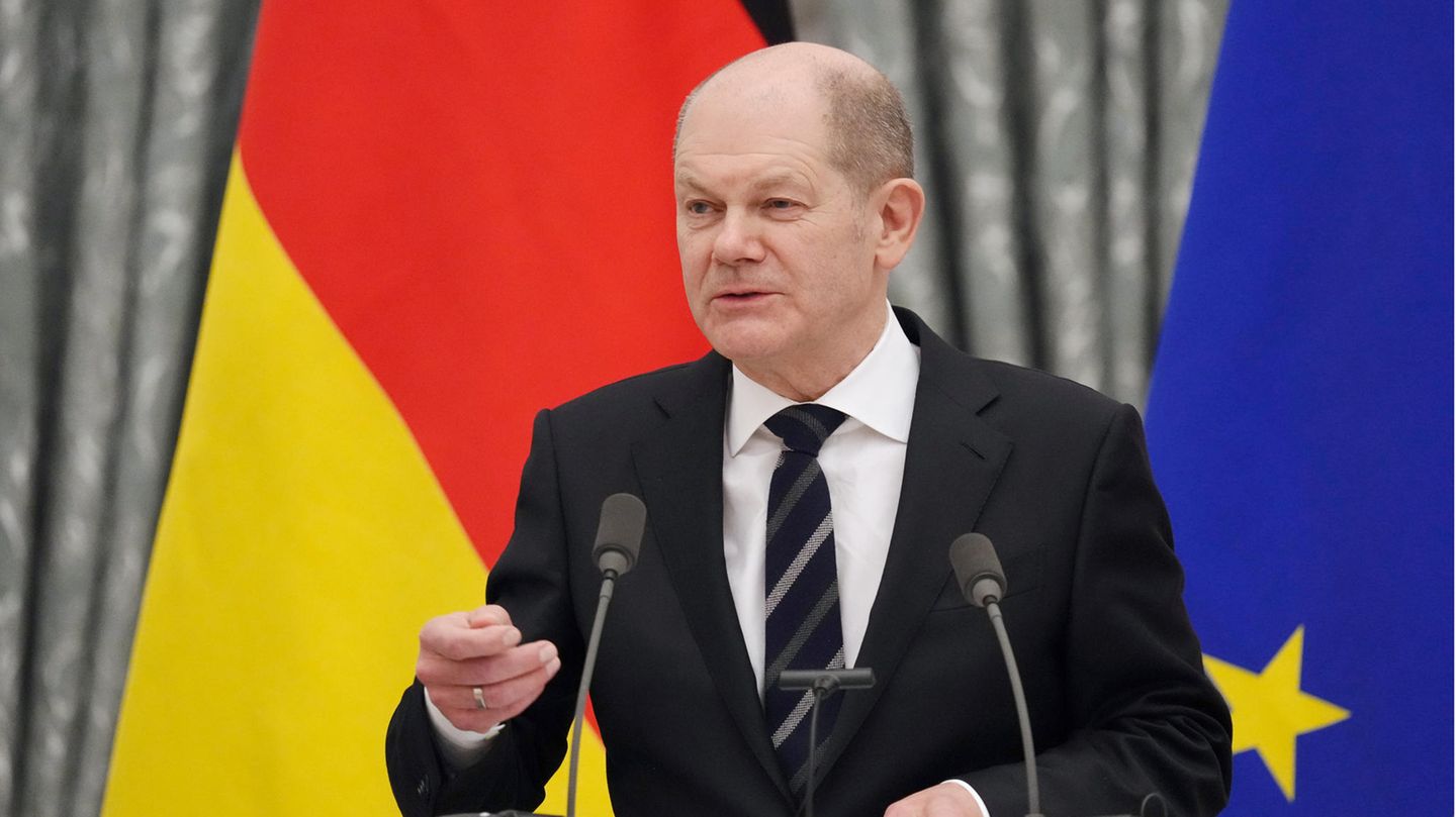 Treffen mit Putin: Scholz in Russland Scholz in Russland