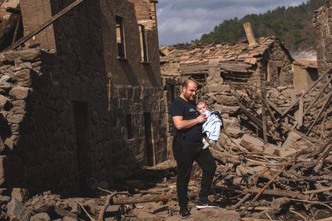 Vor 30 Jahren versunken: Geisterstadt Aceredo in Spanien