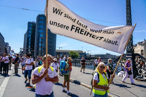 Querdenken-Protest in Berlin