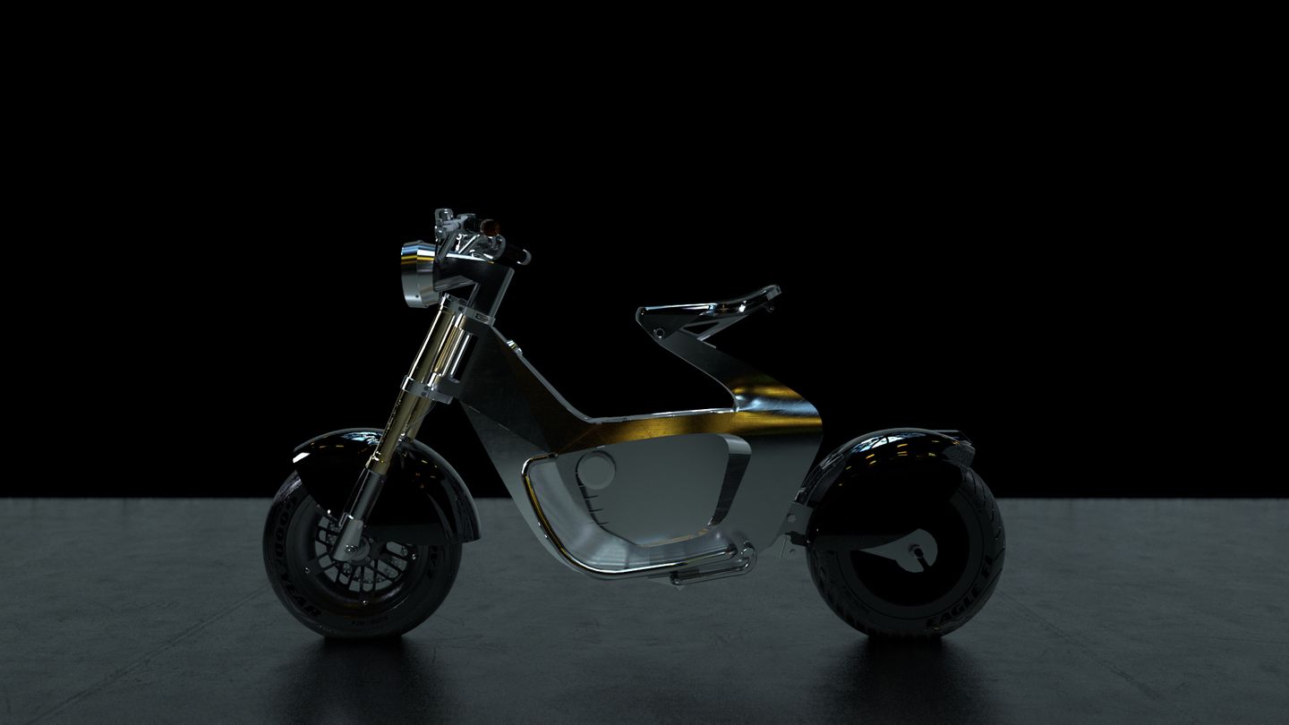 How an electric scooter is made from recycled steel using origami technology
