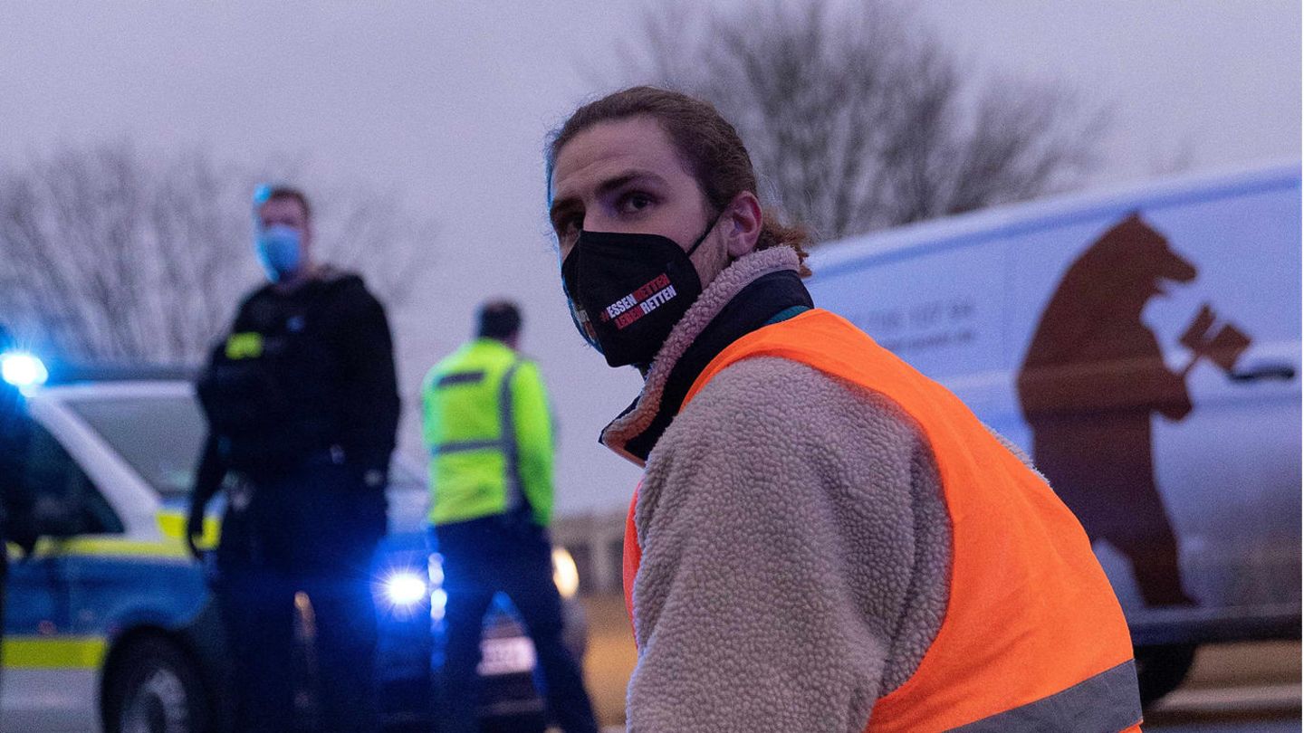 Autobahnblockade Autobahnblockade