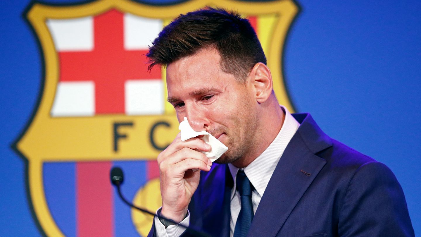 Lionel Messi Barcelona press conference