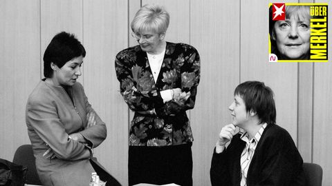 Gerda Hasselfeldt, Hannelore Rönsch, Angela Merkel