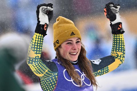 Daniela Maier jubelt über Bronze