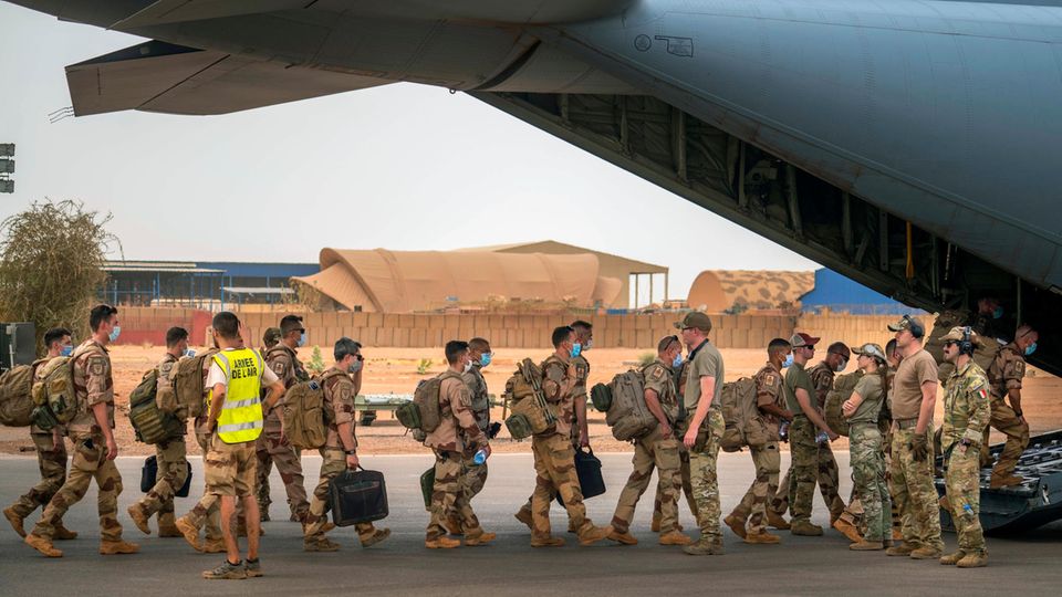 Französische Soldaten in Mali