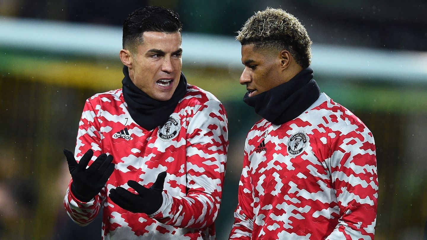 CRISTIANO RONALDO MARCUS RASHFORD MANCHESTER UNITED