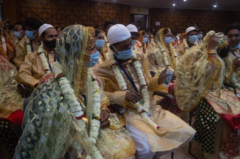 Hochzeitsfeier in Indien