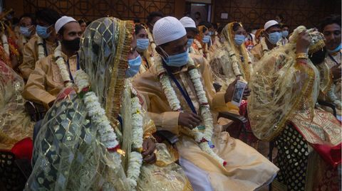 Hochzeitsfeier in Indien