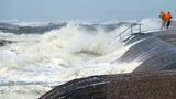 Starker Wellengang auf Norderney