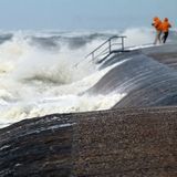 Starker Wellengang auf Norderney