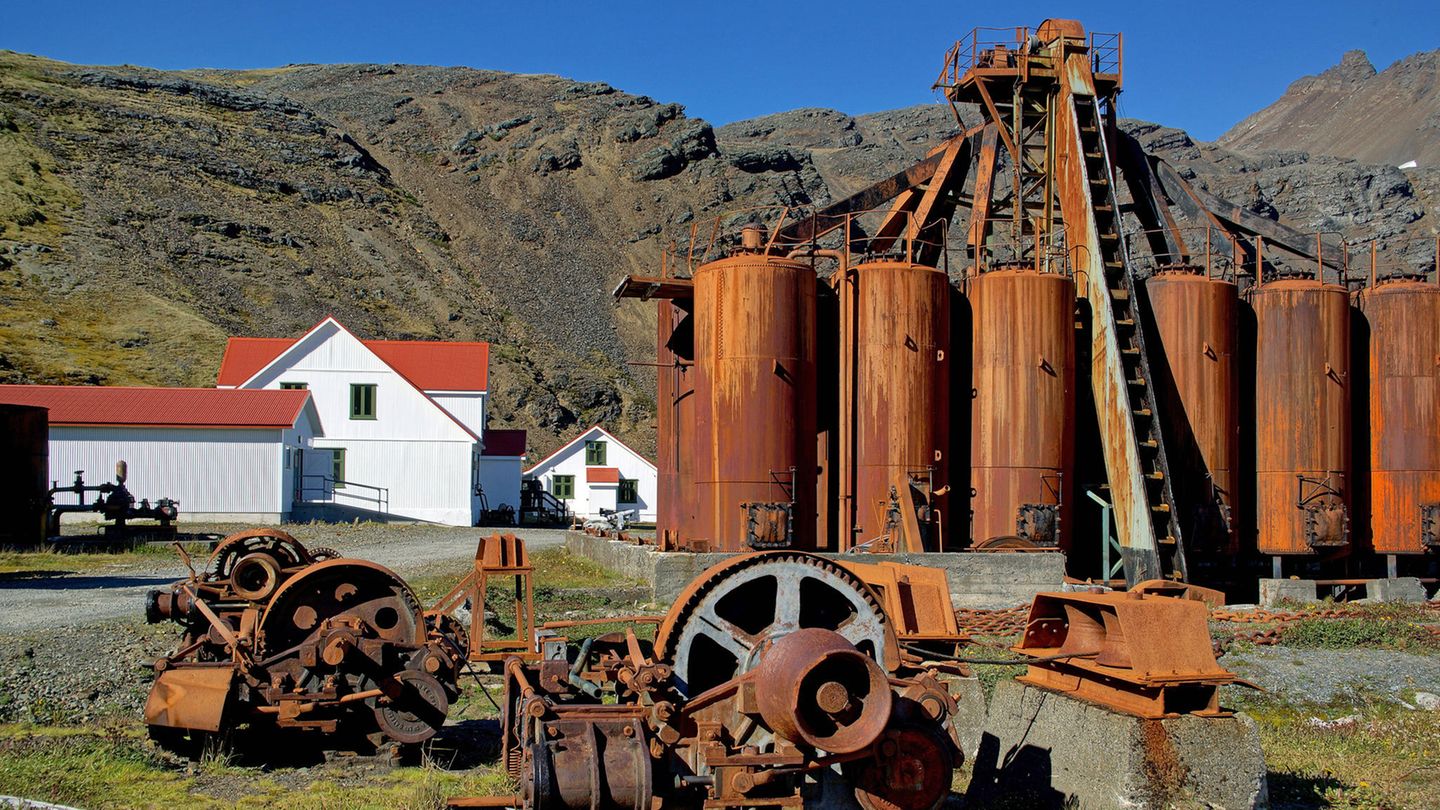 Walfangstation Grytviken in Südgeorgien