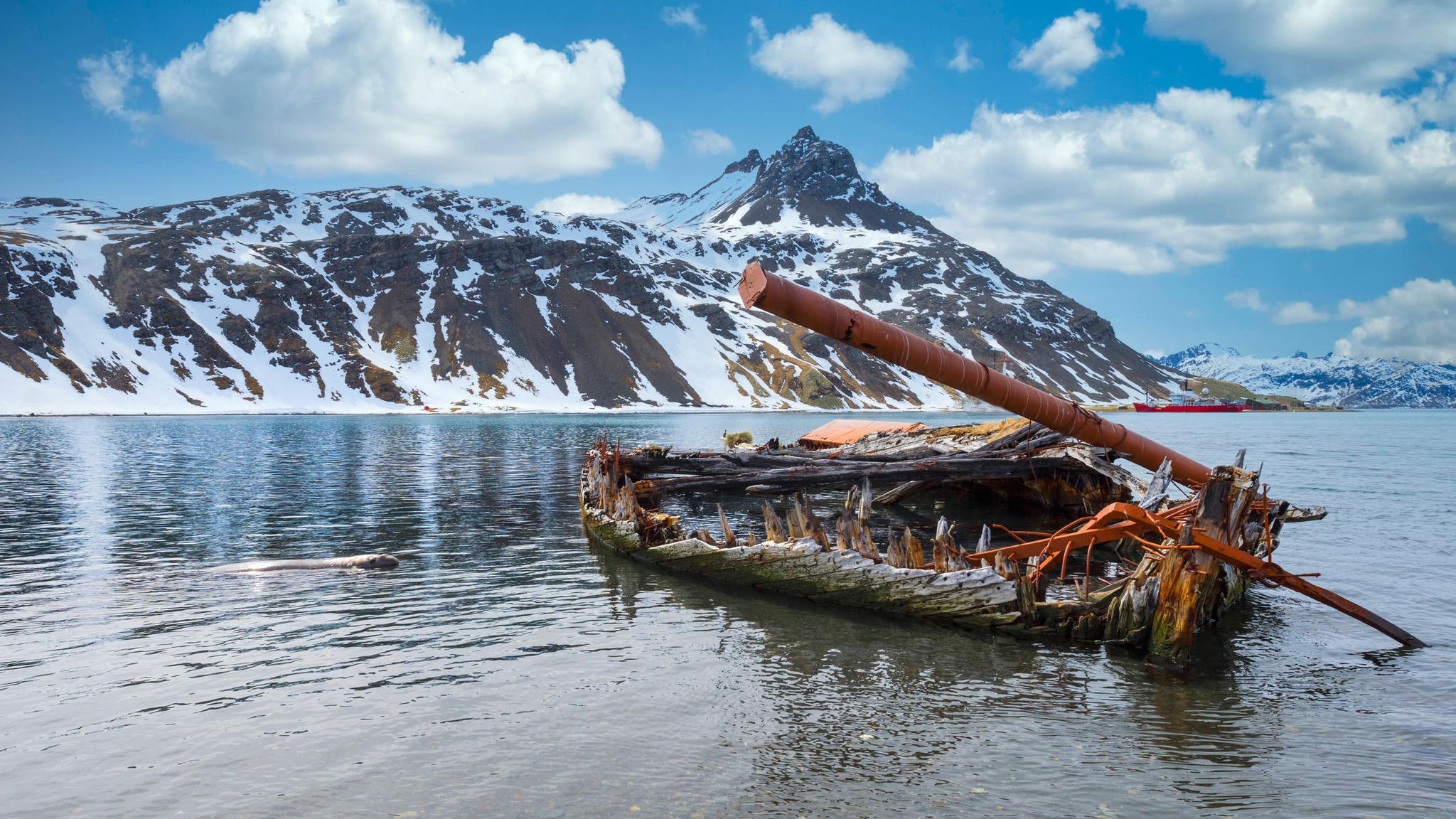 Grytviken auf Die verlassene Walfangstation am Ende der