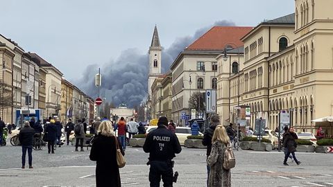 München: Großbrand in Freimann