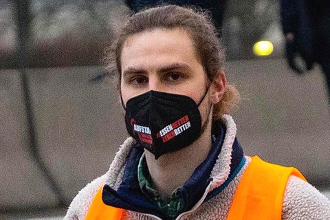 Aktivist und Autobahn-Blockierer Samuel Koch von "Aufstand der letzten Generation"