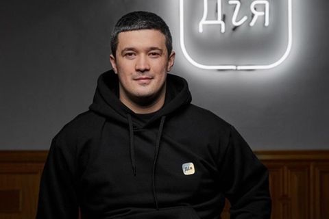 Digitalisierungsminister Fedorov im schwarzen Sweatshirt