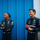 Das Fahrer-Paar. Lewis Hamilton (l.), 37, siebenfacher Weltmeister, und sein neuer Teamkollege George Russel, 24, der Valtteri Bottas ablöst.