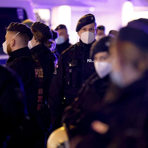 Polizisten im Einsatz