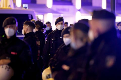 Polizisten im Einsatz