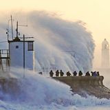 orthcawl an der Südküste in Wales.