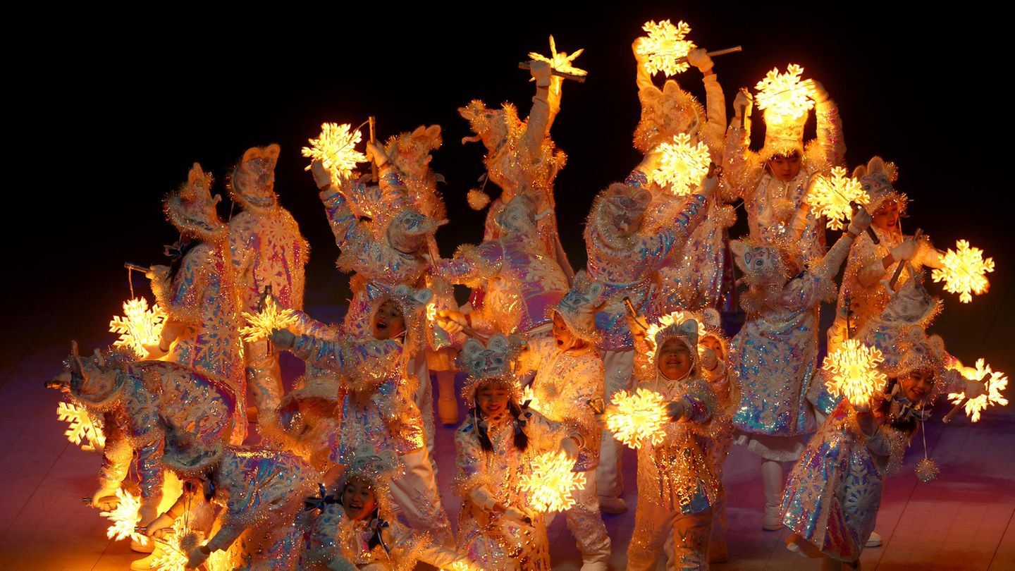 Peking Leuchtende Schneekristalle