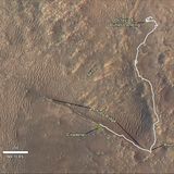 Der Weg des Rovers Perseverance