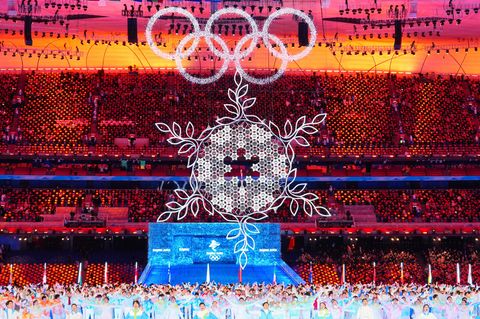 Peking: Abschlussfeier der Olympischen Winterspiele 2022 im Vogelnest-Nationalstadion