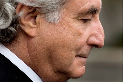 Bernard Madoff im Seitprofil