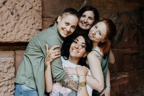 Julia, Viviane, Elena und Lara