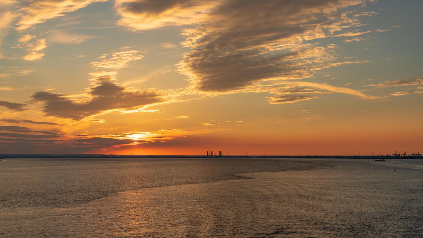 Die Küste des Humber in Yorkshire, England