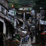 Beschädigte Wohnhäuser