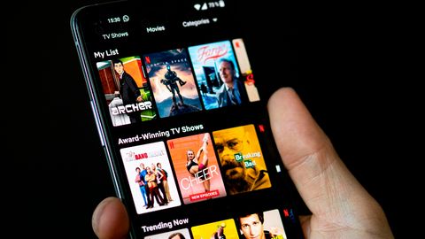 Netflix auf einem Smartphone