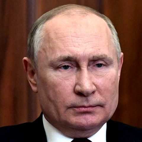 Ukraine-Krise: Russlands Präsident Wladimir Putin hält seine Rede