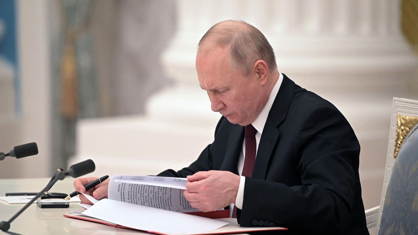 Ukraine conflict: the most important passages from Putin’s speech
