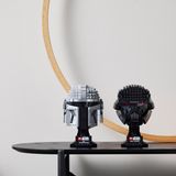 Lego Star Wars Helme: Mandalorianer und Dark Trooper Seite an Seite