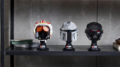 Lego Star Wars Helme: Luke Skywalker, Mandalorianer und Dark Trooper