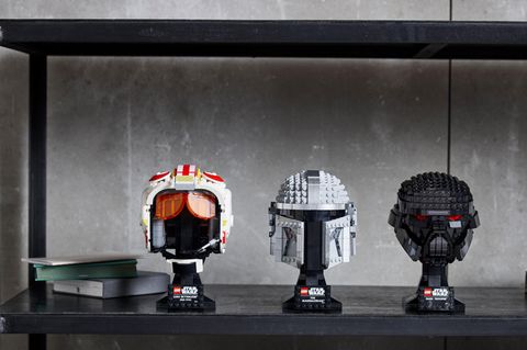 Lego Star Wars Helme: Luke Skywalker, Mandalorianer und Dark Trooper