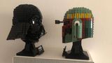 Lego Star Wars Helme: Boba Fett im Kopf-an-Kopf-Duell mit Darth Vader